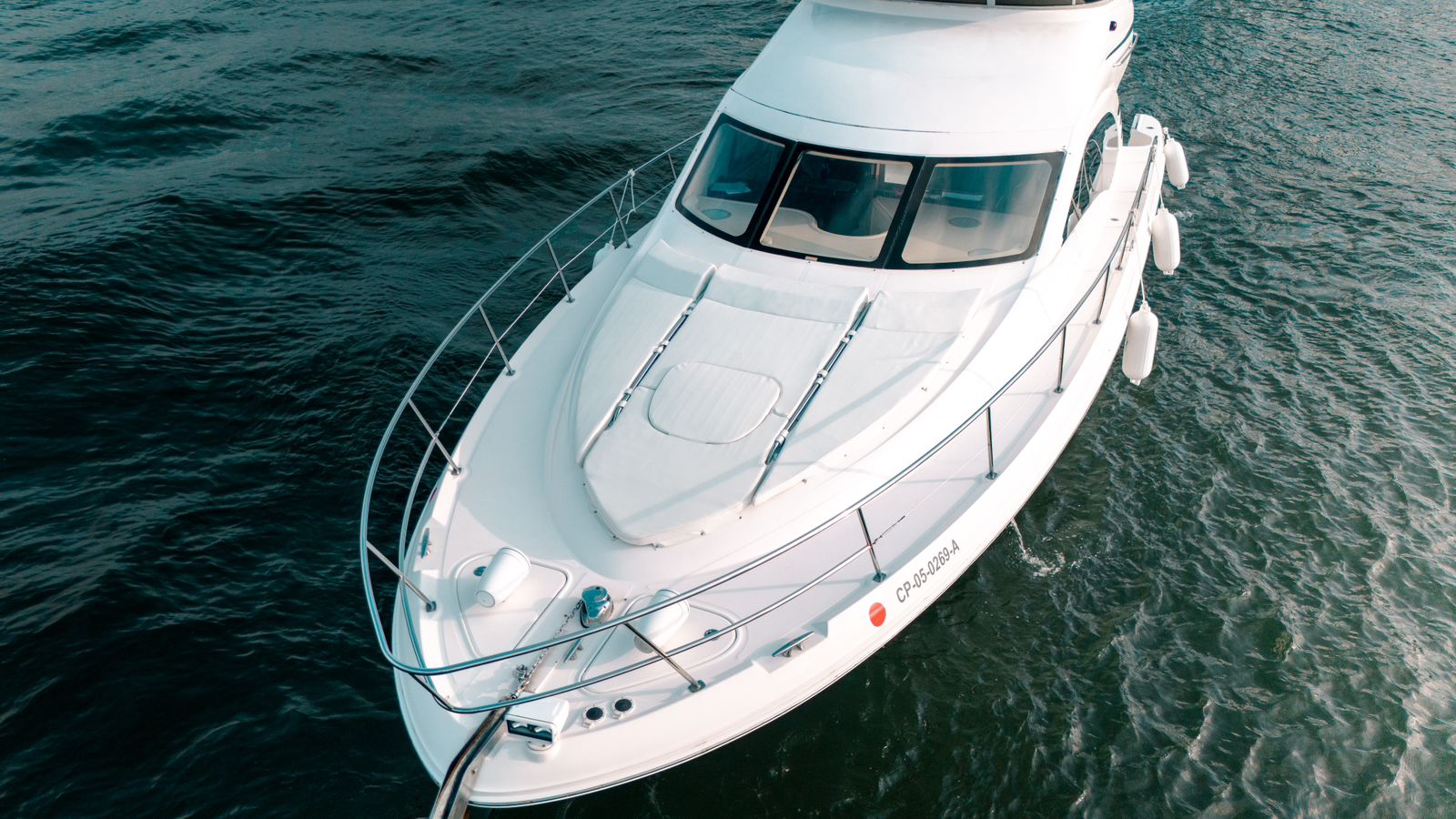 Chanul yacht docked at Cartagena marina, ready for departure