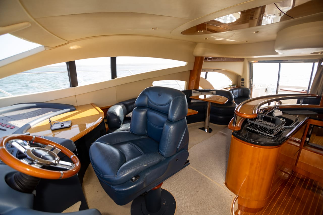 My Toy yacht anchored in turquoise water near Barú Island Cartagena