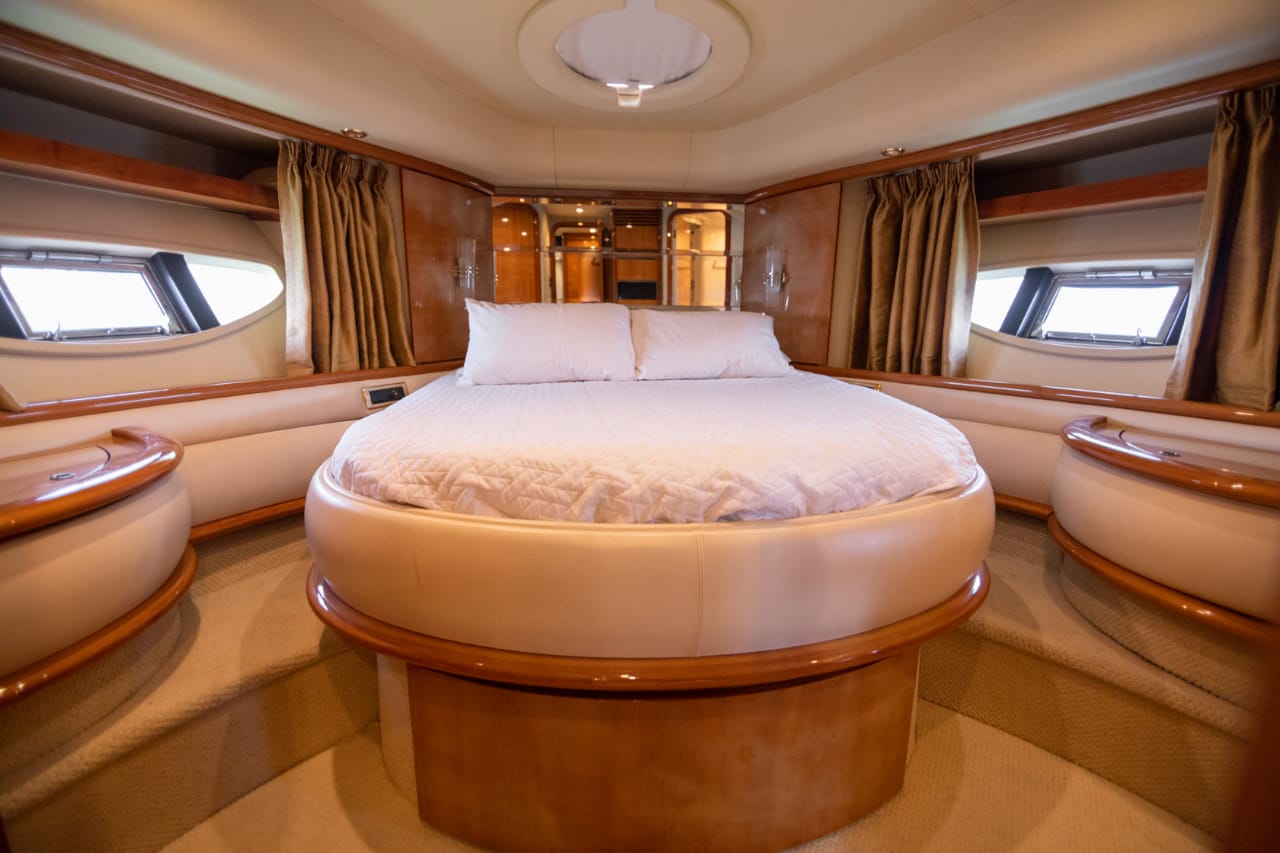 Dining setup on board the My Toy yacht for a Cartagena luxury tour