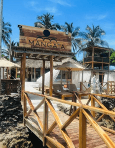An image of Mangata, one of the available destinations for Cartagena Party Boats' private or shared parties