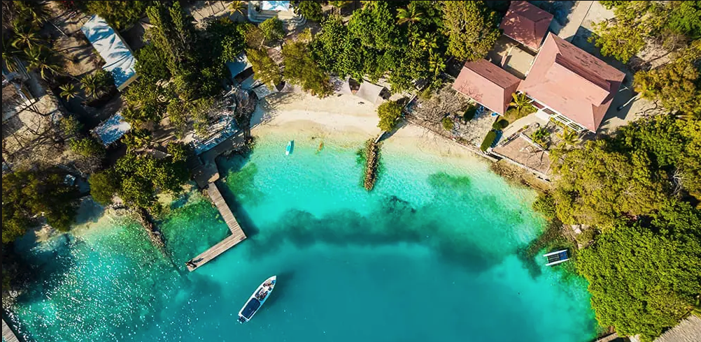 An image of Pa'ue, one of the available destinations for Cartagena Party Boats' private or shared parties