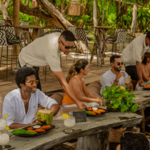 An image of Pa'ue, one of the available destinations for Cartagena Party Boats' private or shared parties