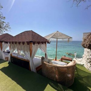 VIP Area Terrace Bed #1 + Sunbed