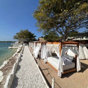 VIP Area Beachfront Bed